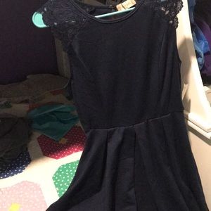 Navy blue dress